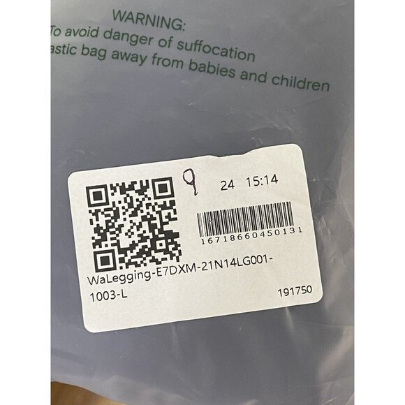 HALARA Woman's Pet Hair Resistant Crossover Pocket Plain Leggings Eclipse SZ L - Picture 6 of 6